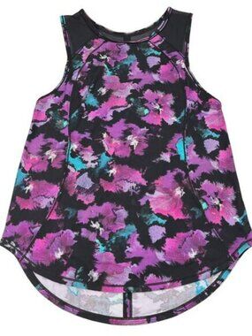 LULULEMON Sculpt Tank Midnight Bloom Black Deep Fuschia / Black